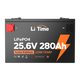 LiTime 24V 280Ah Lithium Battery For Off-grid & Home Backup with Low-Temp Protection