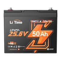 LiTime 24V 50Ah smart trolling motor battery