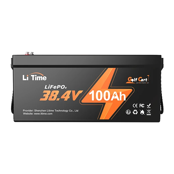LiTime 36V 100Ah Lithium Golf Cart Batteries for Club Car