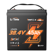 litime 36v 45ah group gc2 lifepo4 lithium golf cart battery