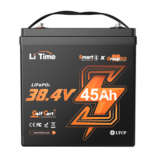 litime 36v 45ah group gc2 lifepo4 lithium golf cart battery
