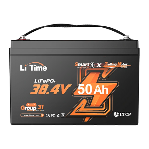 litime 36v 50ah lithium bluetooth battery for trolling motor