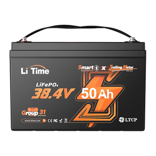 litime 36v 50ah lithium bluetooth battery for trolling motor