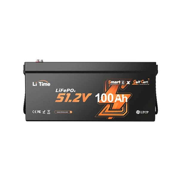litime 48v 100ah bluetooth lithium golf cart battery