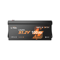 litime 48v 100ah bluetooth lithium golf cart battery