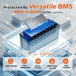 BMS protection information of litime lifepo4 battery 12v 200ah 