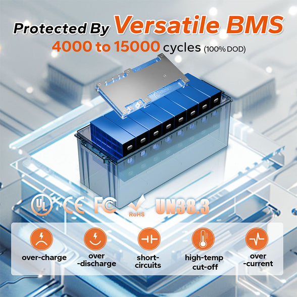 BMS protection information of litime lifepo4 battery 12v 200ah 