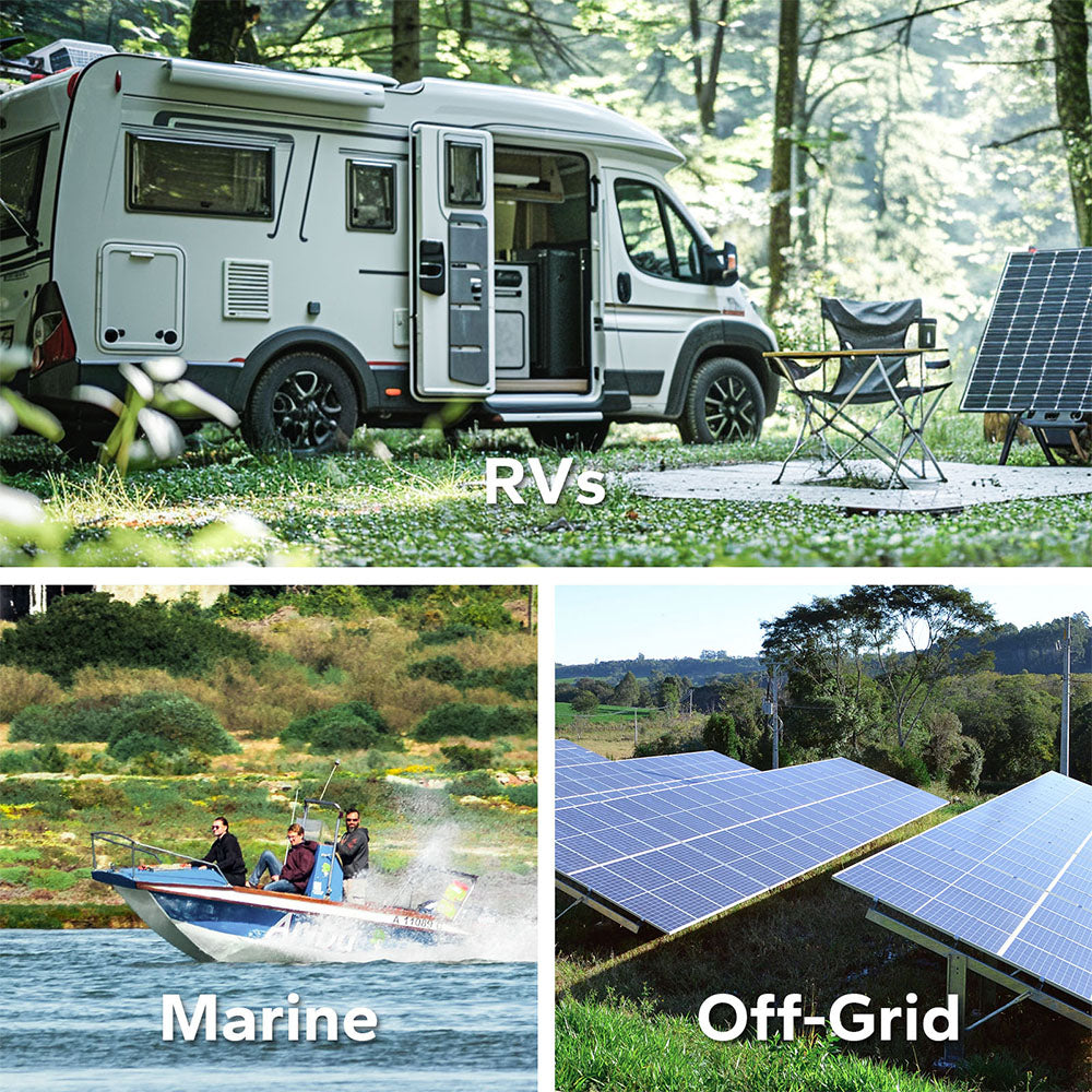 Choosing between 100Ah and 200Ah battery for RV, solar, and marine use