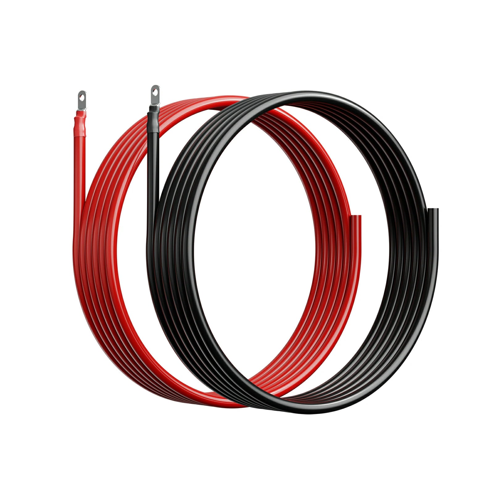 overview of litime 10ft 4 awg battery cable black and red