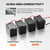 ultra-high conductivity of litime 4awg battery cable: 125a rated current, 600v rated voltage