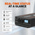 LiTime 1000W inverter displays real-time status with battery capacity, protection levels, and output power