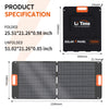 LiTime 100 Watt Portable Solar Panel