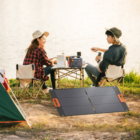 LiTime 100 Watt Monocrystalline Portable Solar Panel
