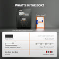 package information of litime 100a mppt solar charge controller: manual, screws,wire connectors and more