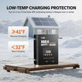 low-temp charging protection feature 
of litime 100amp mppt solar charge controller