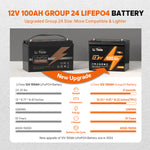 ✅Like New✅LiTime 12V 100Ah Group 24 LiFePO4 Lithium Battery