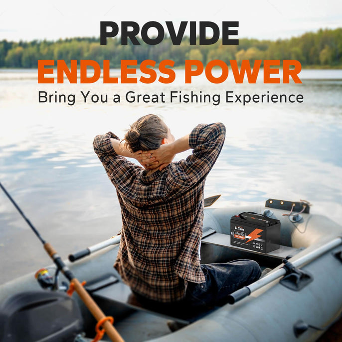 litime 12 volt 100ah battery for marine trolling motor