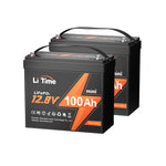interface of litime 12v 100ah mini lithium battery