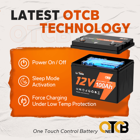 ✅Like New✅LiTime 12V 100Ah Smart LiFePO4 Lithium Battery