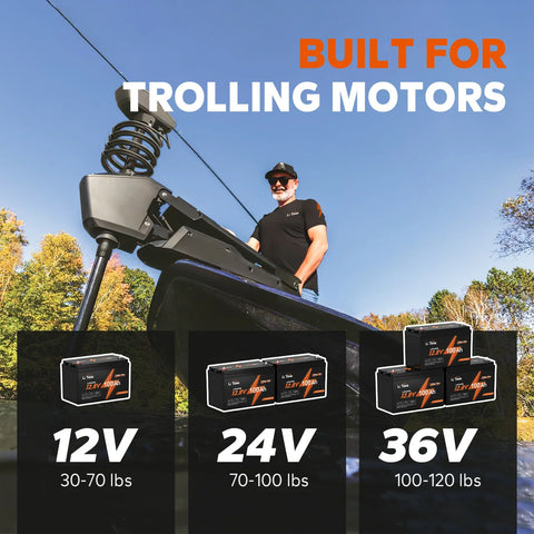 ✅Like New✅LiTime 12V 100Ah Trolling Motor LiFePO4 Battery, Low-Temp Protection