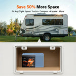 LiTime XtraMini lithium battery: saves 50% more space, perfect for tight areas in trucks, campers, and kayaks
