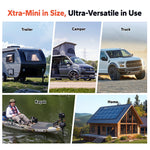 applications of litime xtral mini lithium battery: trailers, kayaks, home storage, etc.