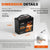LiTime Mini Bluetooth battery dimensions: 10.24x5.24x8.96in, 19.13lbs, M8 terminals with bolt size guide