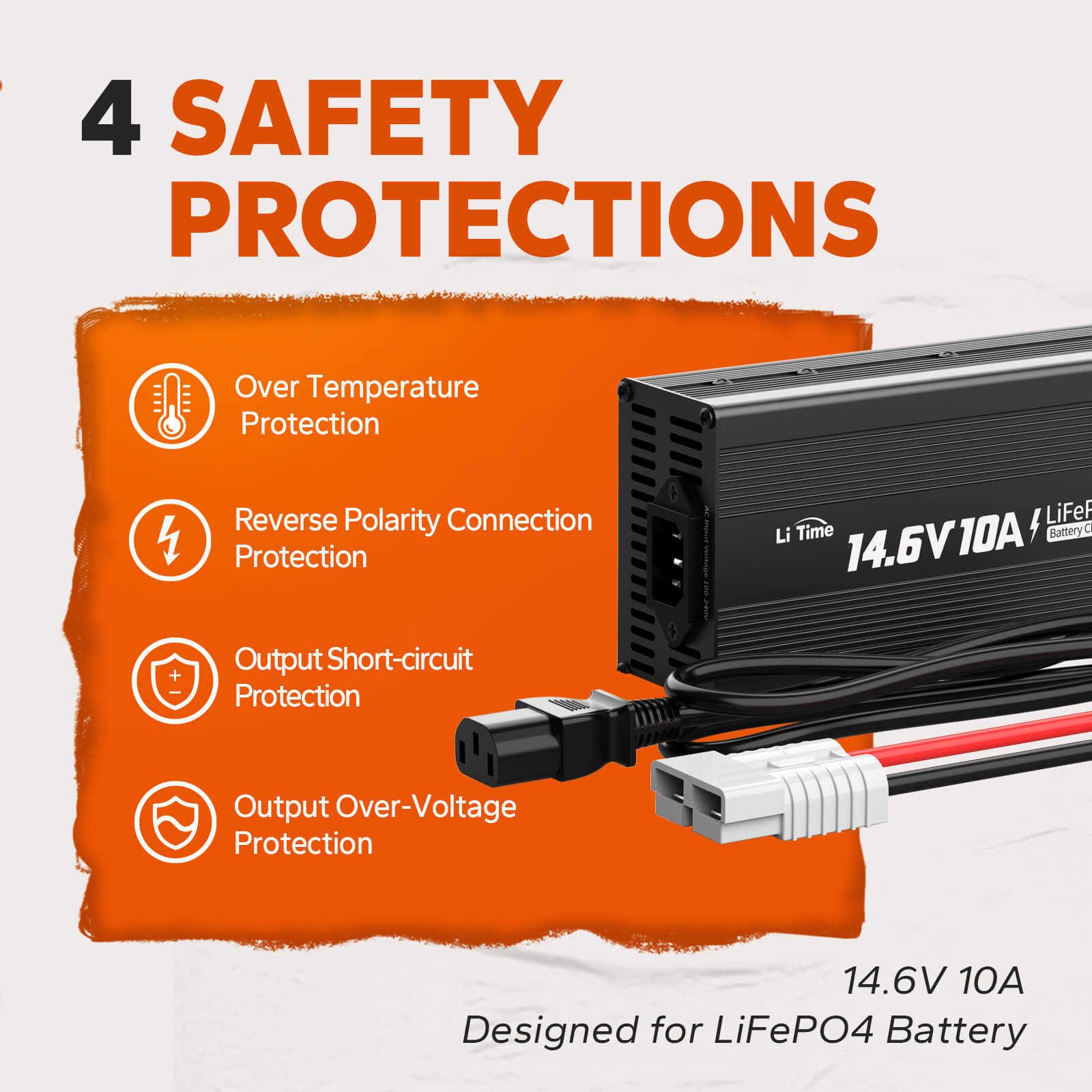 lifepo4 lithium battery charger