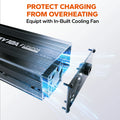 LiTime 12v 10a lifepo4 battery charger with build in fan to protect overheating