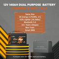 advantages of litime lithium dual purpose battery over lead acid