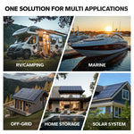 applications of litime 12v 165ah lifepo4 battery - RVs, marine, off-grid, home storage, and solar systems