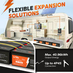 max energy information of 12v 200ah plus lithium battery in series and parallel