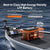 LiTime 12V 200Ah mini lithium battery size comparison on fishing boat, showing 41% smaller footprint.