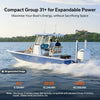 LiTime 12V 200Ah Xtra Mini Group 31  Lithium Battery for Marine and Trolling Motor