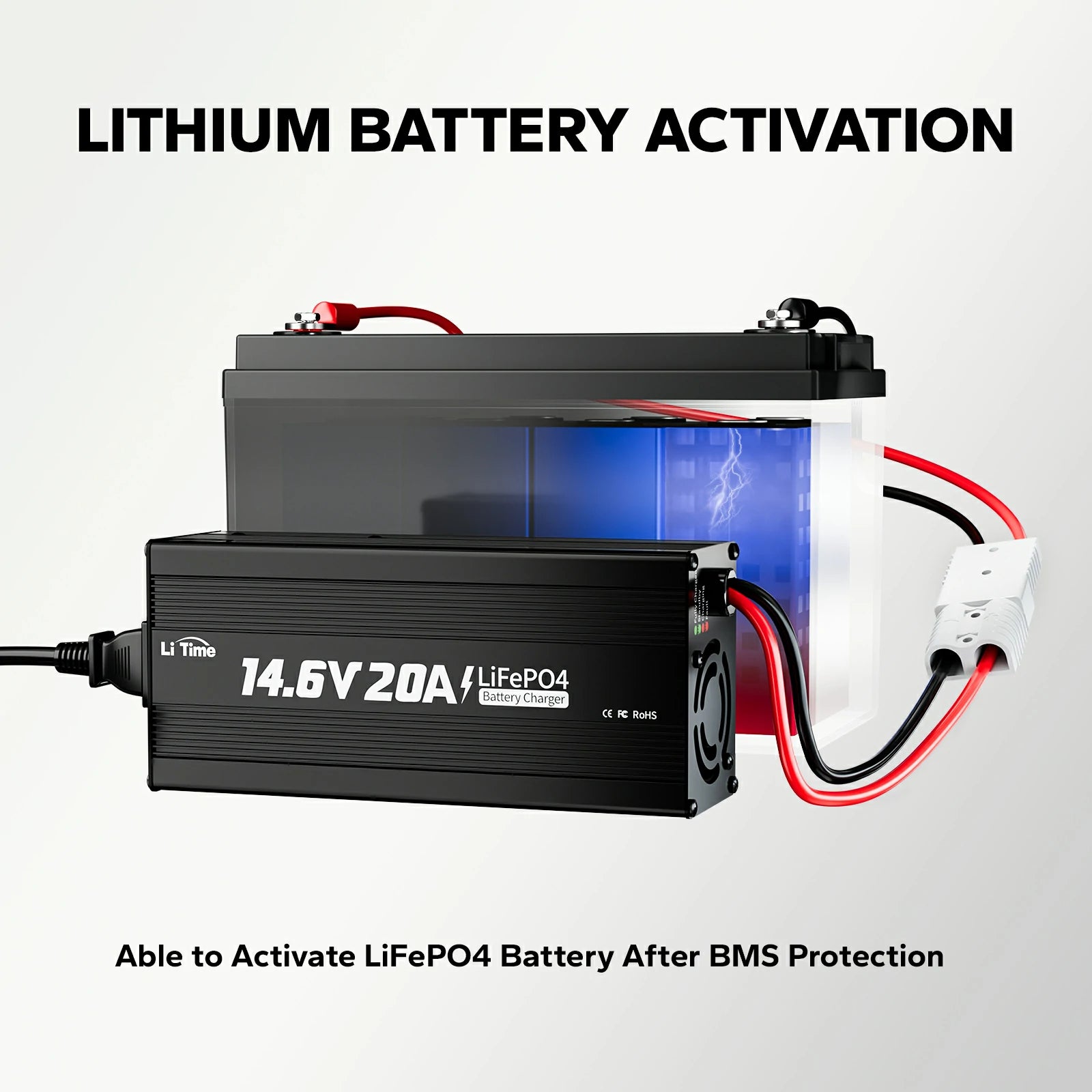 activate function of litime 12v (14.6v) lithium battery charger