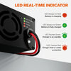 LED indicators to monitor the charging status funcion of litime 12v lithium battery charger