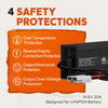 LiTime  12V (14.6V) 20A LiFePO4 Charger – For 12V LiFePO4 Batteries