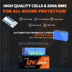 BMS protection information of LiTime 12V 230Ah Plus LiFePO4 Battery 