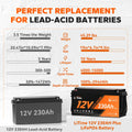 benefits of LiTime 12V 230Ah LiFePO4 Battery over lead acid battery