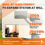 max energy information of LiTime 12V 230Ah Plus LiFePO4 Battery