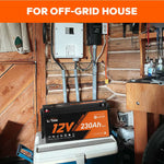 LiTime 12V 230Ah LiFePO4 battery used as portable power station