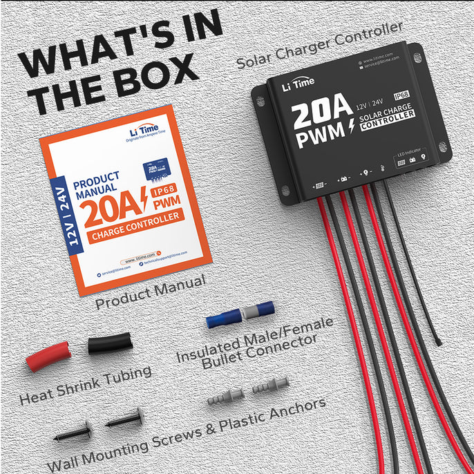litime pwm solar charge controller