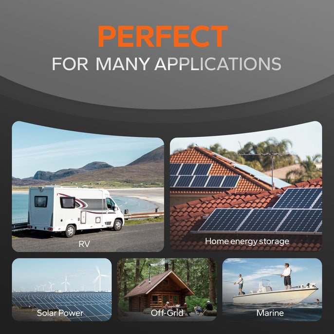 applications of litime 280ah - rv, marine, off-grid, energy backup
