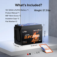 litime 12v 320ah self heating battery box