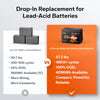 litime 12v 320ah self heating battery VS lead-acid battery
