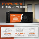recommended charging methods of litime 12v 400ah 8d lithium battery