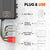  LiTime 12V 40A DC to DC battery charger connections: ACC wire, output terminal, solar input, and DC input terminal
