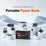 LiTime 12V 6Ah LiFePO4 battery showcased as a portable power bank  for various electronic devices