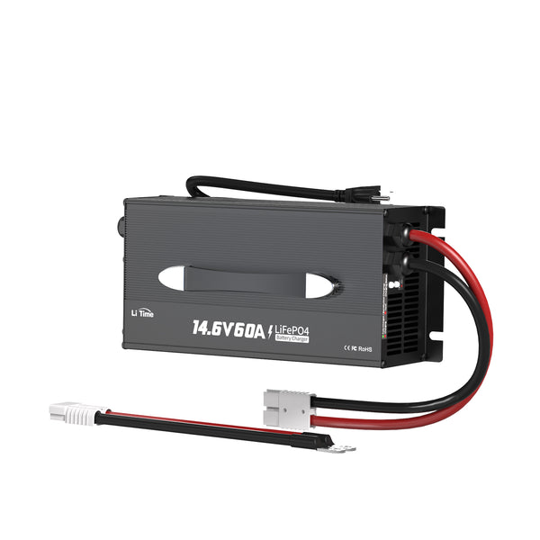 LiTime 12V 60 Amp LiFePO4 Battery Charger - Fast & Efficient