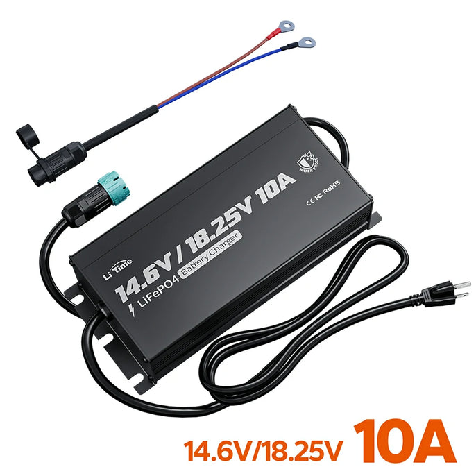overview of litime 12v & 16v lithium battery charger